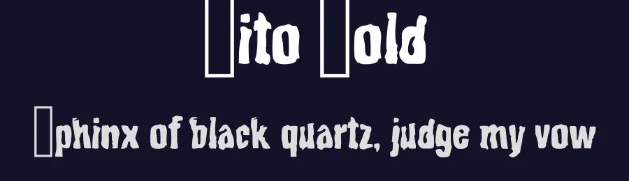 Bito Bold by Gabriel Ponzanelli — Display Font — thumbnail 2