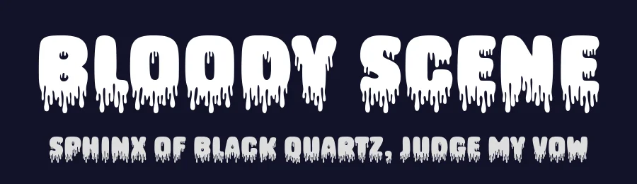 Bloody Scene by Situjuh Nazara — Display Font — thumbnail 2