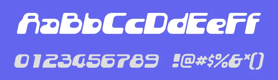 BopGun Oblique by Yuji Adachi — Display Font — thumbnail 3