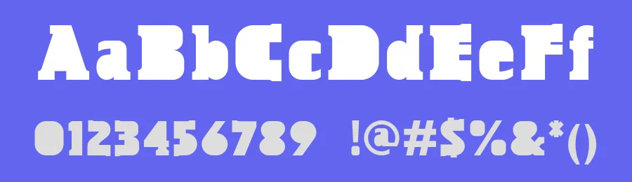 Bosko Block by Jonathan Hill — Display Font — thumbnail 3