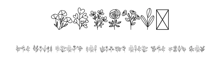 Botani1 by Masyafi Studio β Display Font