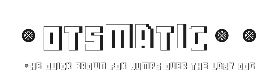 Botsmatic3D by Out Of Step Font Company โ Display Font