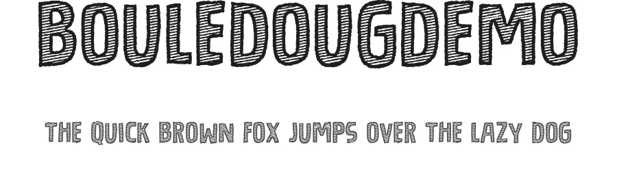 BouledougDEMO by Jakob Fischer / pizzadude.dk — Display Font