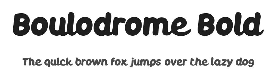 Boulodrome Bold by HENRIavecunK β Display Font