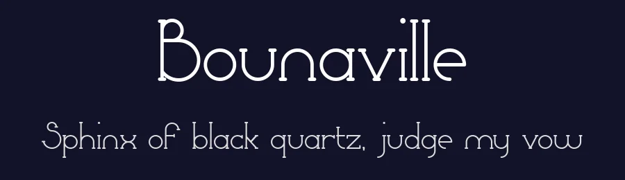 Bounaville by Greataris — Sans Font — thumbnail 2