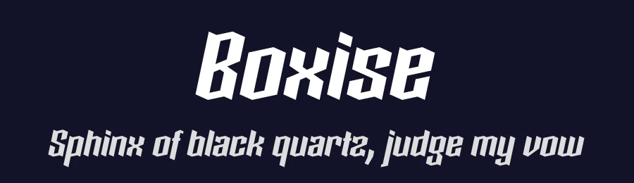 Boxise by Situjuh Nazara — Sans Font — thumbnail 2
