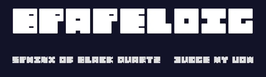 BPapeloig by George Triantafyllakos — Display Font — thumbnail 2