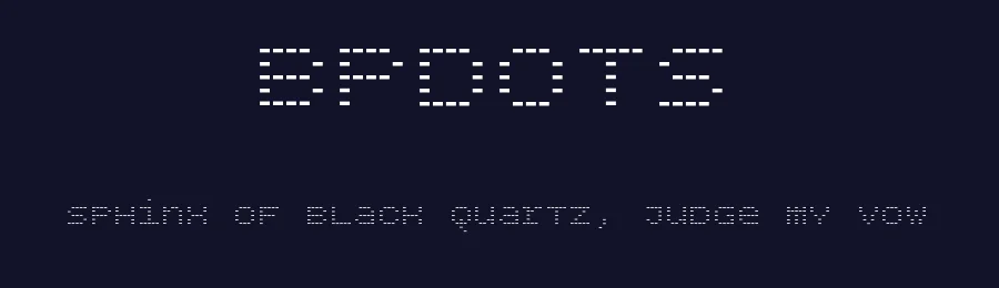 BPdots by George Triantafyllakos — Display Font — thumbnail 2