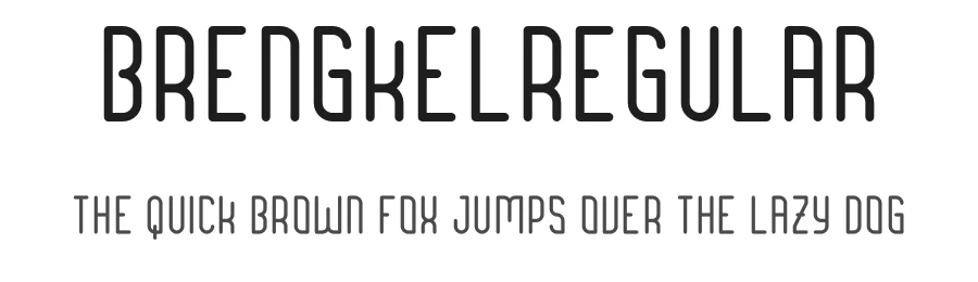 BrengkelRegular by MuSan โ Display Font