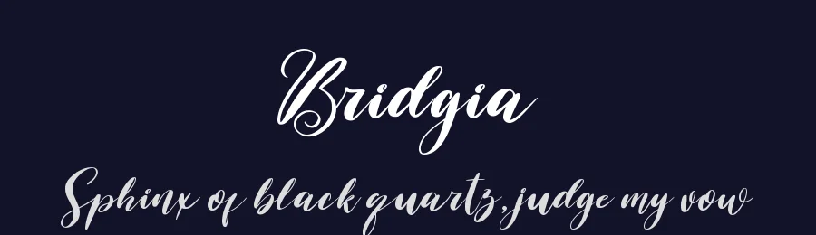 Bridgia by Aldedesign 2020 (Alde Saputro) — Sans Font — thumbnail 2