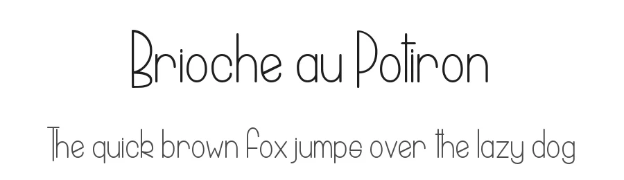 Brioche au Potiron by dcoxy Medina Gregory — Display Font