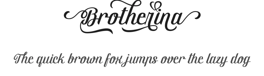 Brotherina by Situjuh Nazara — Script Font