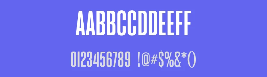 BrusioCondensed by James Barnardo — Sans Font — thumbnail 3