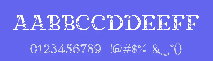 Bubble Beads SemiBold by Judith Tan — Display Font — thumbnail 3