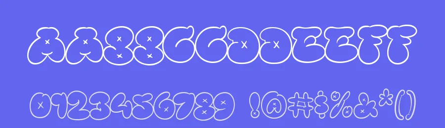 Bubble Street Fill by Masa Aska Sanurumi — Display Font — thumbnail 3