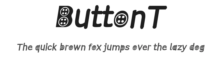 ButtonT by Jambo! — Display Font