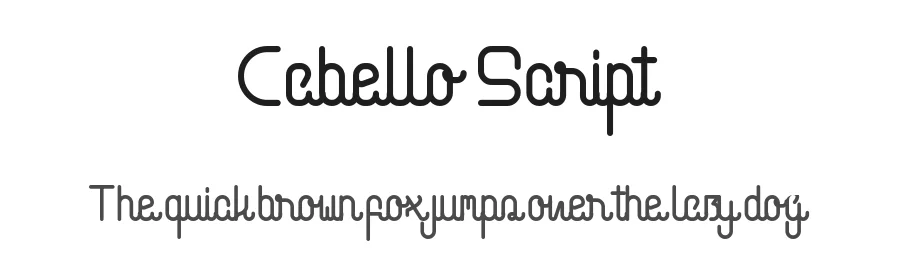 Cabello Script by Akaitype Studio — Sans Font