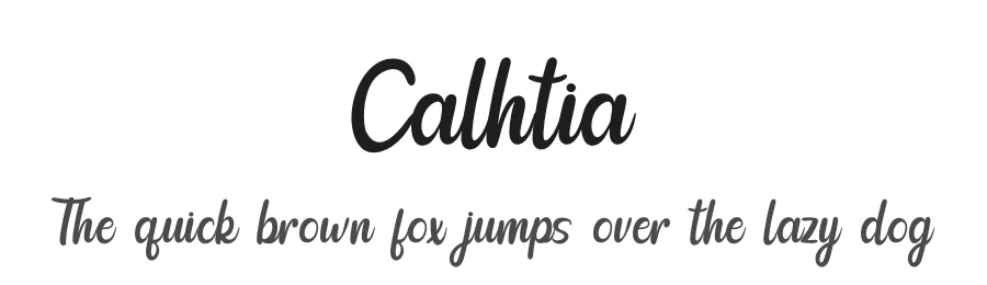 Calhtia by Skiiller studio โ Display Font