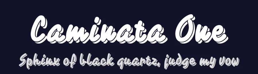 Caminata One by deFharo — Script Font — thumbnail 2