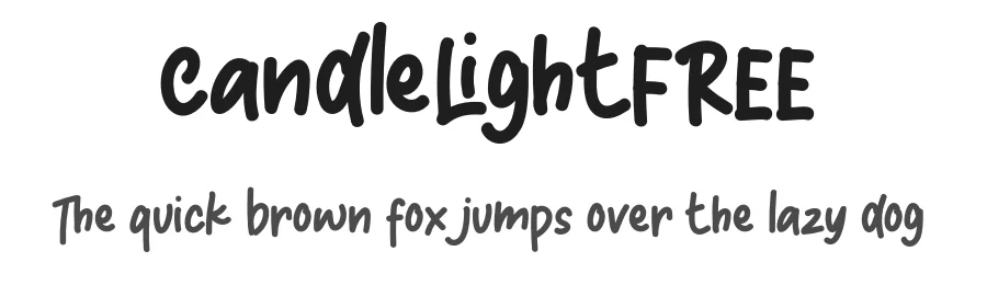 CandleLightFREE by Inspiratype β Display Font