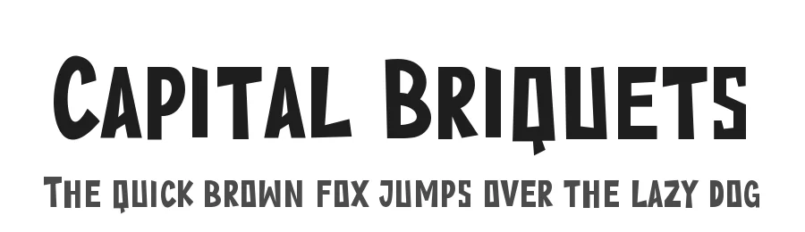 Capital Briquets by Muhamad Yusron Billah — Display Font