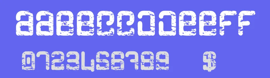 Cargo eroded by Qkila — Display Font — thumbnail 3