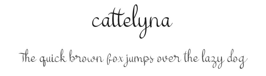 cattelyna by MJB Letters 2018 — Sans Font