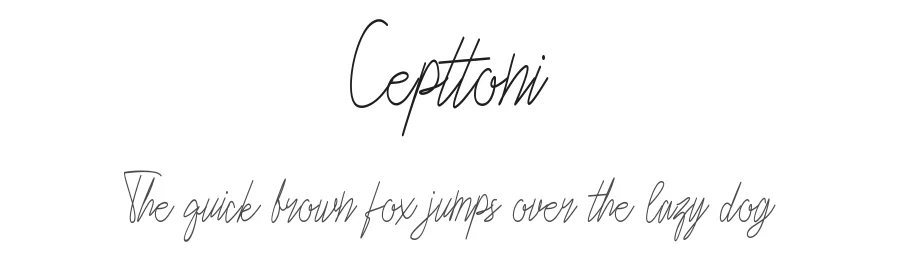 Cepttoni by Paranesia β Sans Font