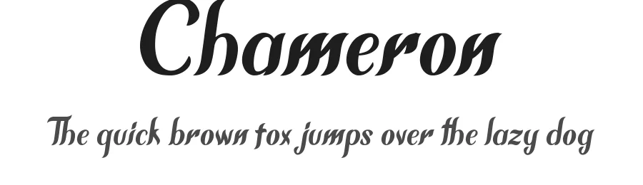 Chameron by Suandana I Pande Made — Sans Font