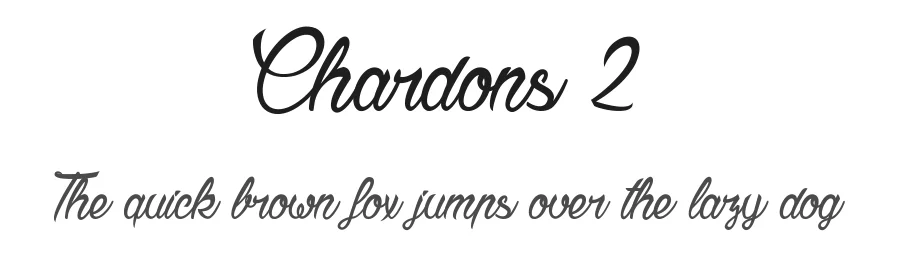 Chardons 2 by dcoxy Medina Gregory — Script Font