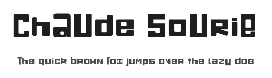 ChAUde SoUriE by dcoxy Medina Gregory — Display Font