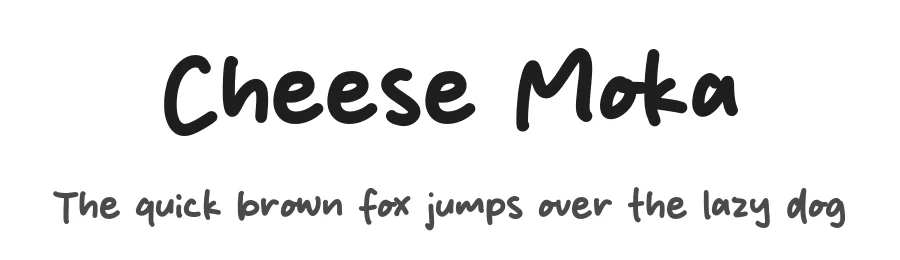 Cheese Moka by MJType (Muhamad Junaid) www.mjtype.com โ Display Font