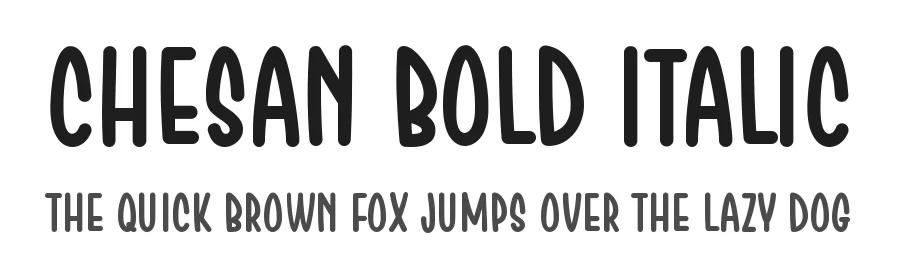 Chesan Bold Italic by Situjuh Nazara — Script Font