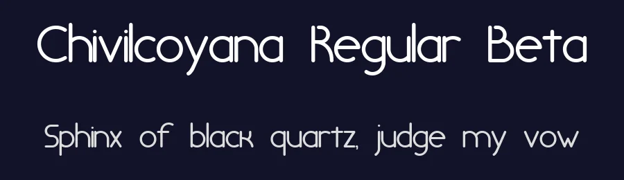 Chivilcoyana Regular Beta by Juan Ignacio Felice — Display Font — thumbnail 2