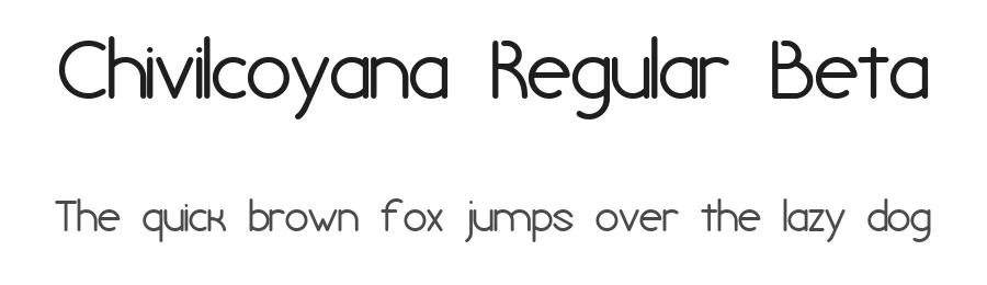 Chivilcoyana Regular Beta by Juan Ignacio Felice — Display Font