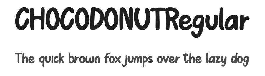 CHOCODONUTRegular by Ronny Studio — Display Font