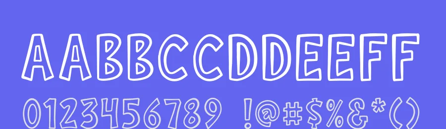 Cilok There Outline by Heru Utama Putra — Display Font — thumbnail 3