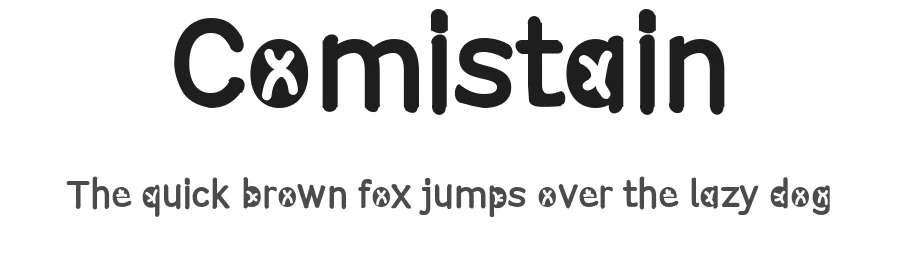Comistain by Jambo! — Display Font