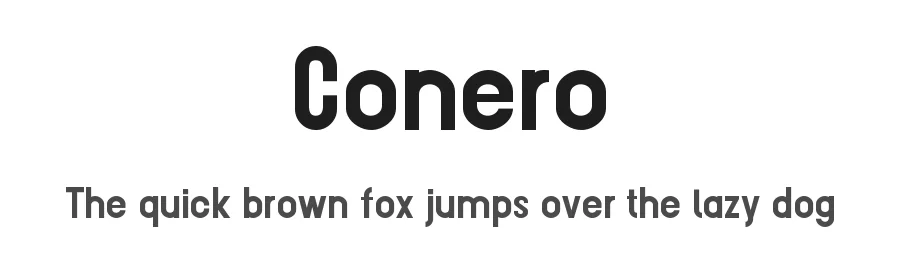 Conero by Erion Dyrmishi — Sans Font