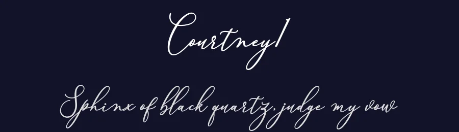 Courtney1 by Amarlettering — Script Font — thumbnail 2
