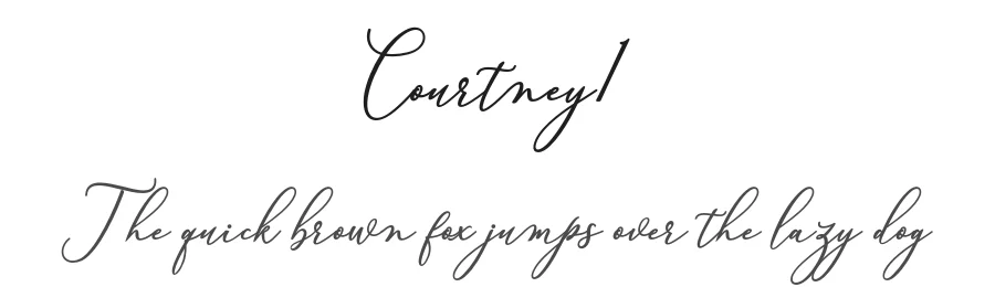 Courtney1 by Amarlettering — Script Font
