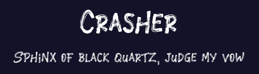 Crasher by Bluestudio — Display Font — thumbnail 2