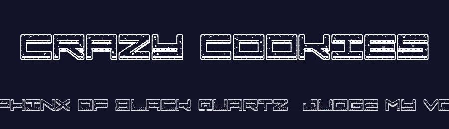 Crazy COokies by Qkila — Display Font — thumbnail 2
