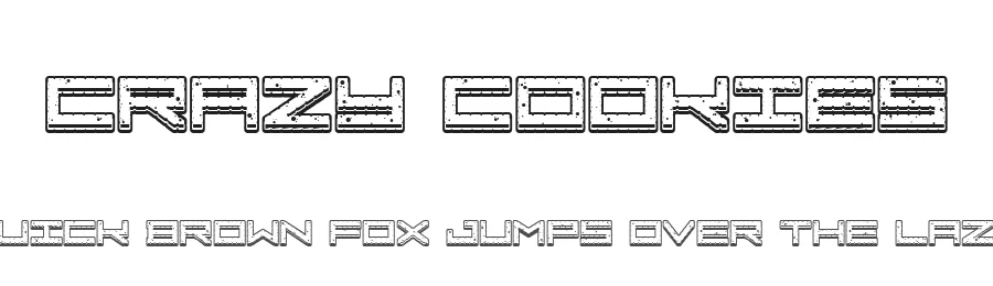 Crazy COokies by Qkila — Display Font
