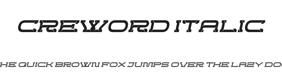 Creword Italic by Situjuh Nazara — Display Font