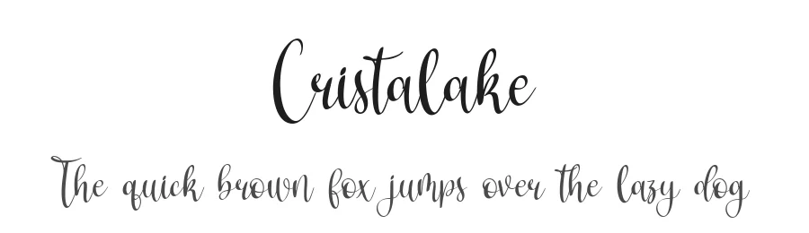 Cristalake by Bagus Panji Asmoro — Sans Font