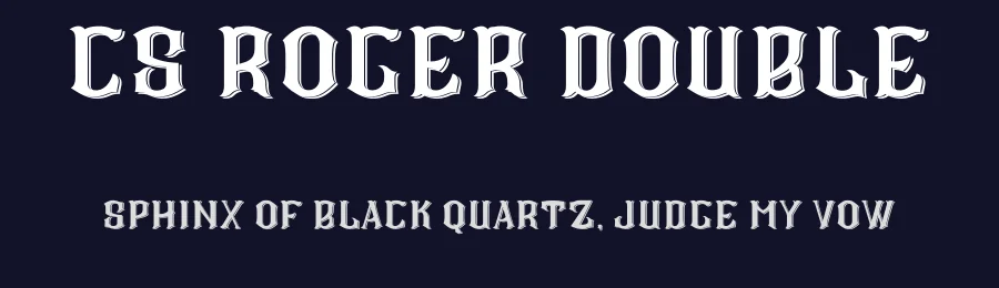 CS Roger Double by Craft Supply Co. — Display Font — thumbnail 2