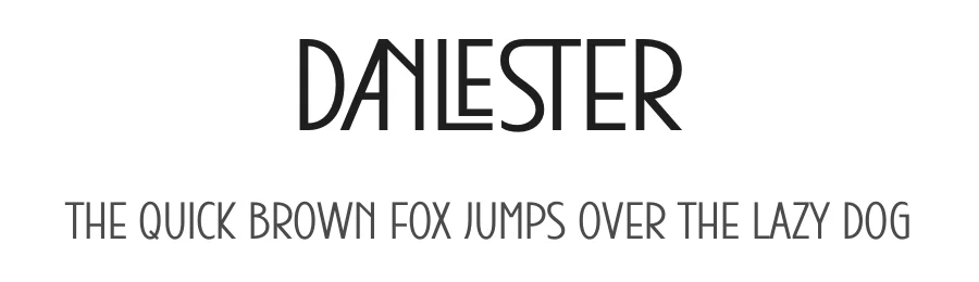DANLESTER by Typeformers — Sans Font