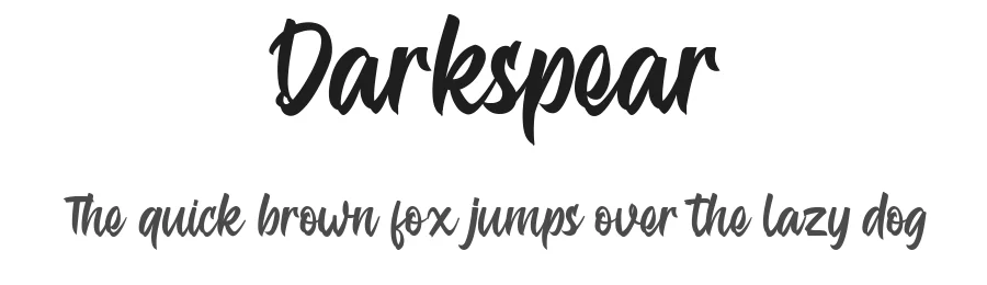 Darkspear by Rometheme Studio — Sans Font