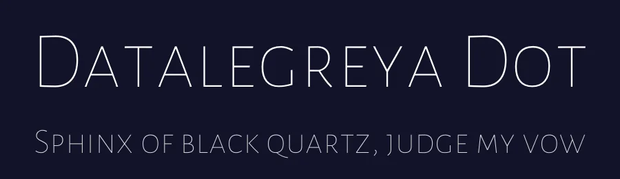 Datalegreya Dot by Figs Lab — Sans Font — thumbnail 2